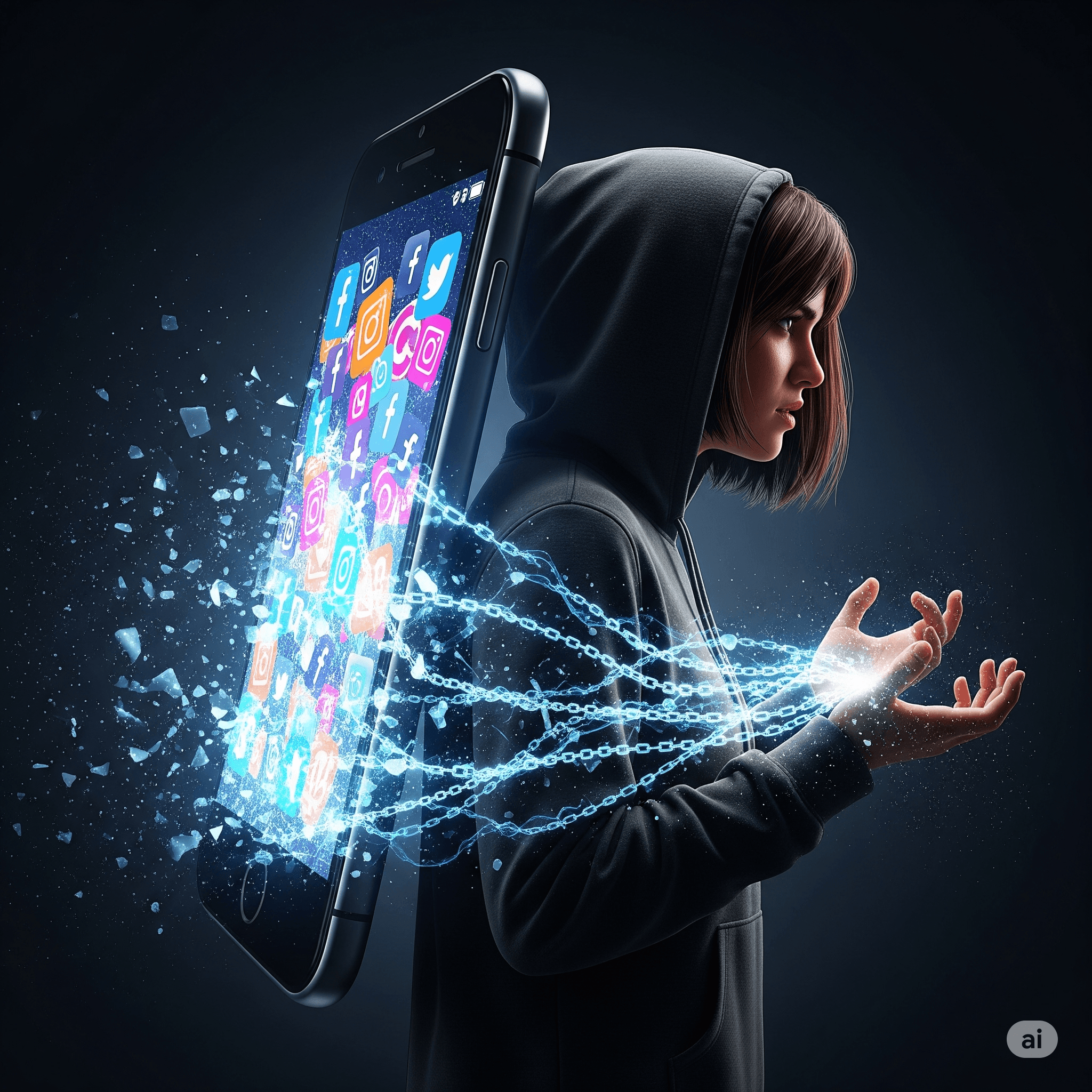 A renúncia ao prazer imediato e da dopamina barata das redes sociais que sabotam sua evolução.